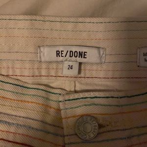 Re / Done pants the blanca size 24